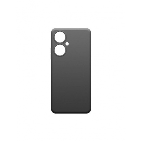 Чехол BoraSCO Silicone Case матовый для Huawei Nova 11i черный - фото 1