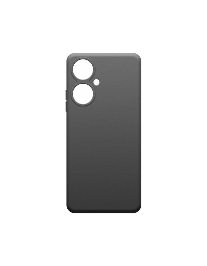 Чехол BoraSCO Silicone Case матовый для Huawei Nova 11i черный фотографии