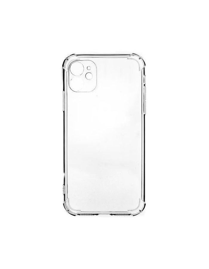 Клип-кейс PERO силикон для Apple iPhone 11 прозрачный усиленный