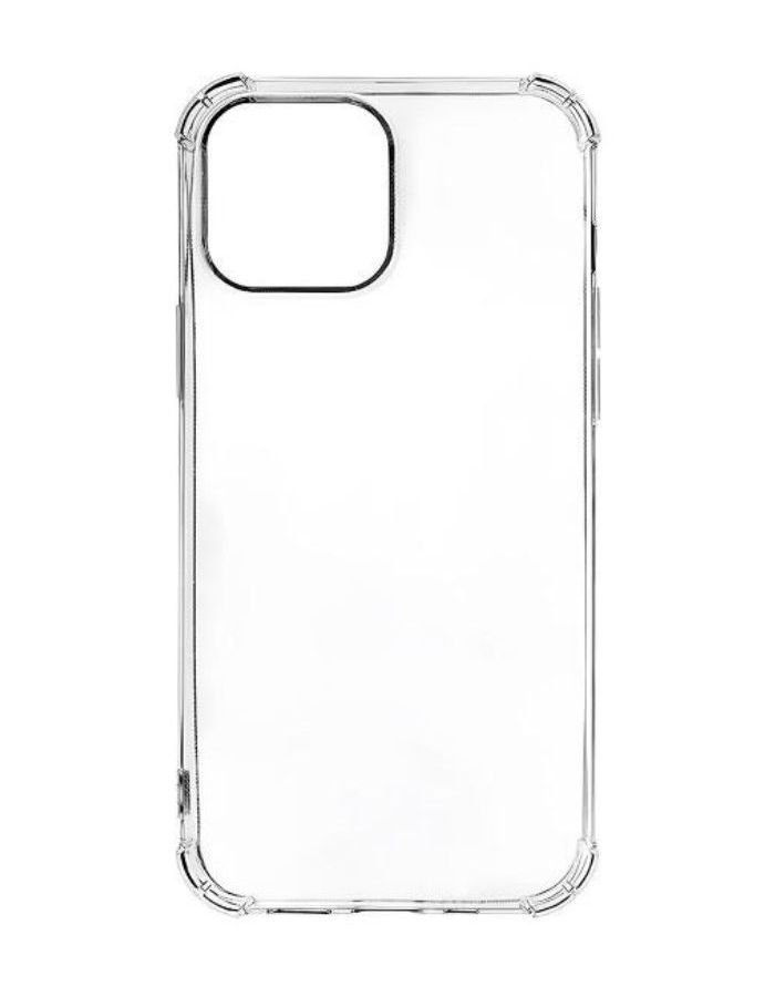 Клип-кейс PERO силикон для Apple iPhone 15 прозрачный усиленный фото