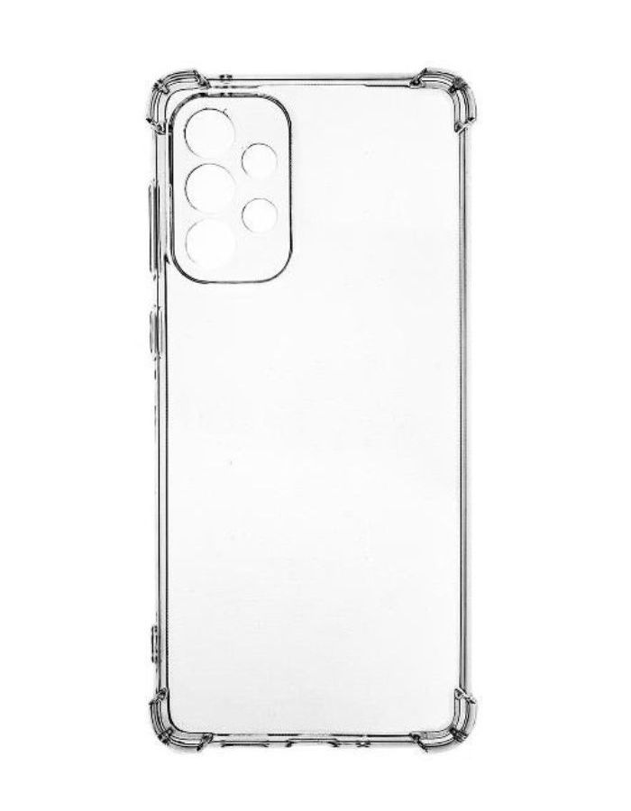 Клип-кейс PERO силикон для Samsung A73 прозрачный усиленный клип кейс pero силикон для samsung s24 прозрачный усиленный