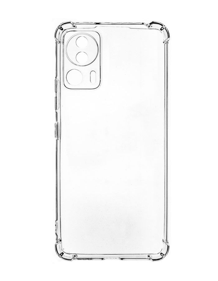 Клип-кейс PERO силикон для Xiaomi 13 Lite прозрачный усиленный клип кейс pero силикон для honor 90 lite прозрачный усиленный