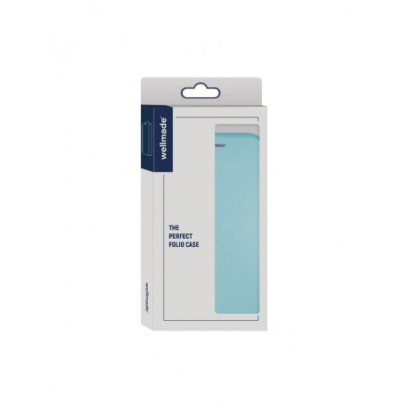 Чехол-книжка WELLMADE для Samsung A54 голубой - фото 2