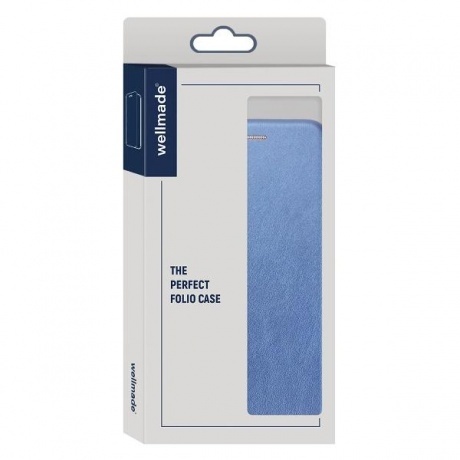 Чехол-книжка WELLMADE для Xiaomi Redmi A2+ синий - фото 3