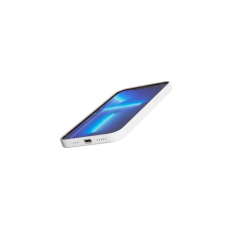 Чехол защитный vlp Matte Case для iPhone 13 Pro, белый - фото 3