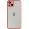 Чехол защитный vlp Matte Case для iPhone 13 Pro, коралловый
