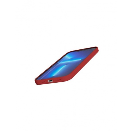 Чехол защитный vlp Matte Case для iPhone 13 Pro, красный - фото 3