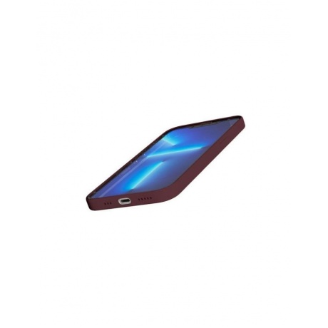 Чехол защитный vlp Matte Case для iPhone 13 Pro, марсала - фото 3