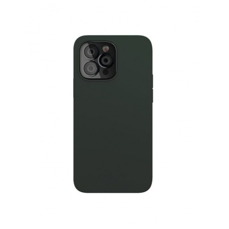 Чехол защитный vlp Matte case для iPhone 13 Pro, темно-зеленый - фото 1