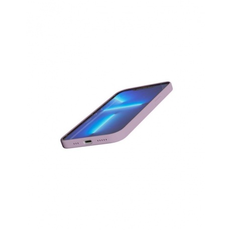 Чехол защитный vlp Matte Case для iPhone 13 Pro, фиолетовый - фото 3
