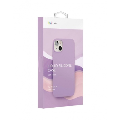 Чехол защитный vlp Matte Case для iPhone 13 Pro, фиолетовый - фото 6