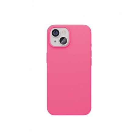 Чехол защитный VLP Aster Case с MagSafe для iPhone 14/15, неоновый розовый - фото 1