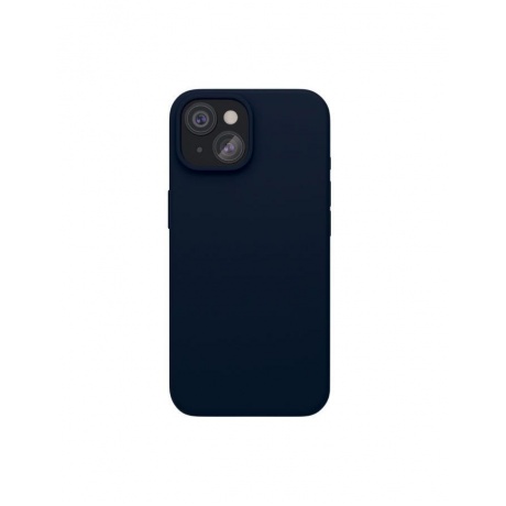Чехол защитный VLP Aster Case с MagSafe для iPhone 14/15, темно-синий - фото 1