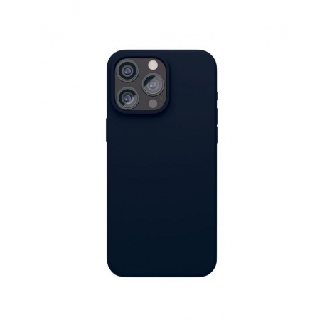Чехол защитный VLP Aster Case с MagSafe для iPhone 15 Pro, темно-синий - фото 1