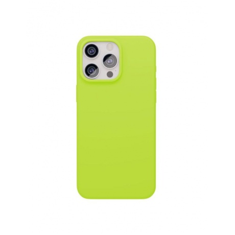 Чехол защитный VLP Aster Case с MagSafe для iPhone 15 ProMax, неоновый зеленый - фото 1