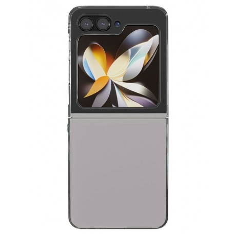 Чехол защитный VLP Crystal Case для Samsung Z flip 5, прозрачный - фото 4