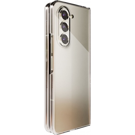 Чехол защитный VLP Crystal Case для Samsung Z fold 5, прозрачный - фото 4