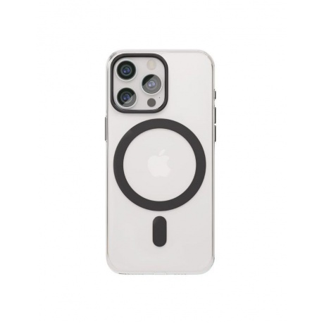 Чехол защитный VLP Diamond Case с MagSafe для iPhone 15 Pro, черный - фото 1