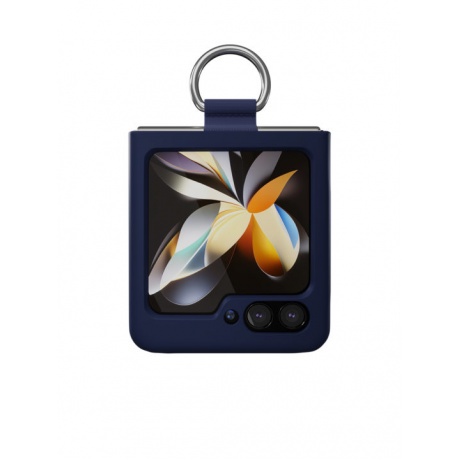 Чехол защитный VLP Flex Case для Samsung Z flip 5, синий - фото 1