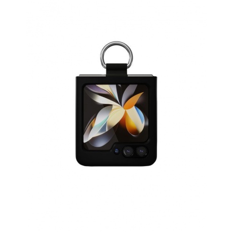 Чехол защитный VLP Flex Case для Samsung Z flip 5, черный - фото 2