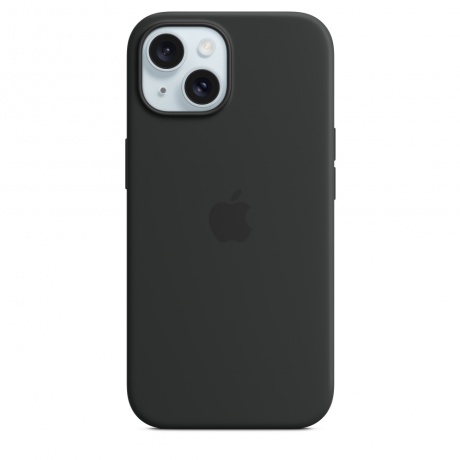 Чехол оригинальный Apple для Iphone 15 Silicone Case - Black - фото 1
