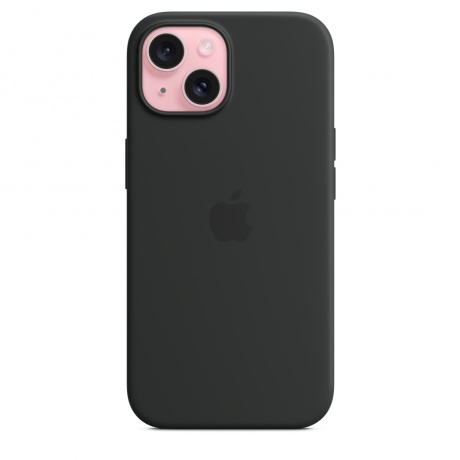 Чехол оригинальный Apple для Iphone 15 Silicone Case - Black - фото 2
