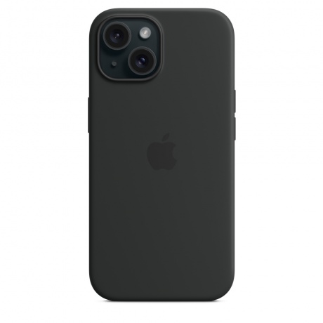 Чехол оригинальный Apple для Iphone 15 Silicone Case - Black - фото 5