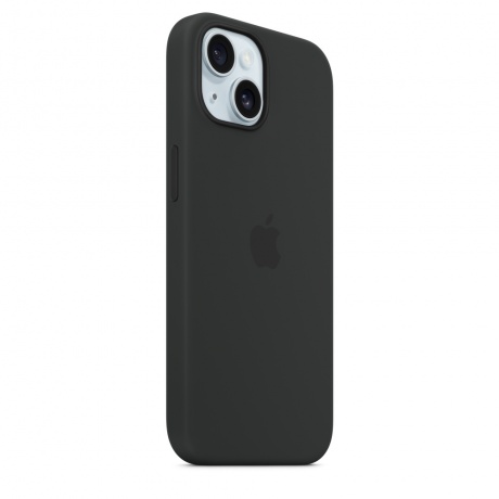 Чехол оригинальный Apple для Iphone 15 Silicone Case - Black - фото 6