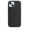 Чехол оригинальный Apple для Iphone 15 Silicone Case - Black