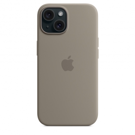 Чехол оригинальный Apple для Iphone 15 Silicone Case - Clay - фото 5