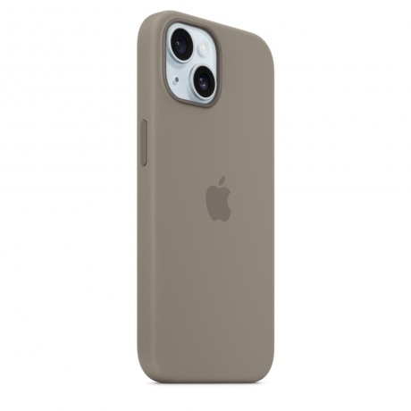 Чехол оригинальный Apple для Iphone 15 Silicone Case - Clay - фото 6