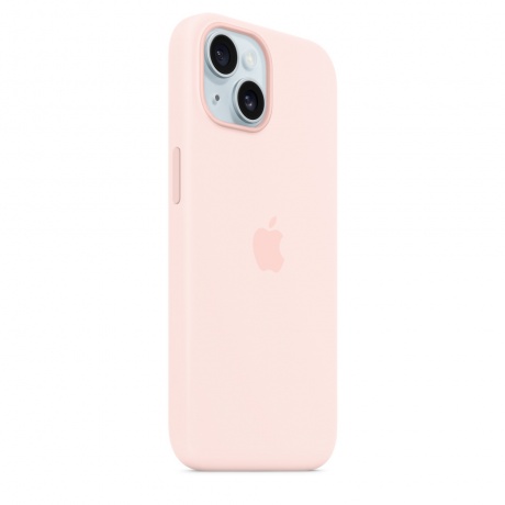 Чехол оригинальный Apple для Iphone 15 Silicone Case - Light Pink - фото 6