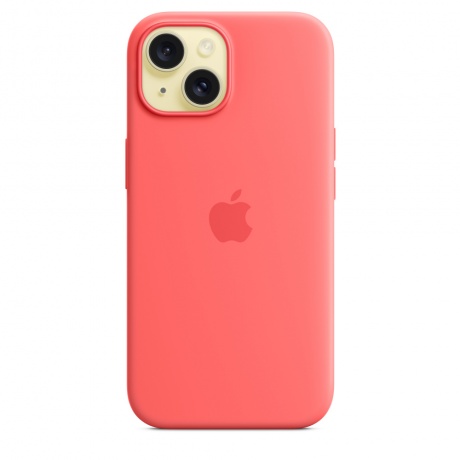Чехол оригинальный Apple для Iphone 15 Silicone Case - Guava - фото 3