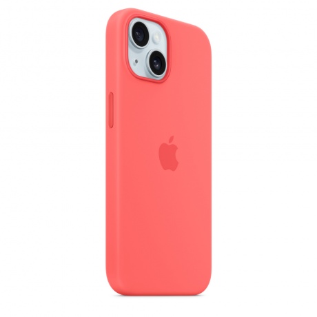 Чехол оригинальный Apple для Iphone 15 Silicone Case - Guava - фото 6