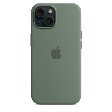 Чехол оригинальный Apple для Iphone 15 Silicone Case - Cypress - фото 5