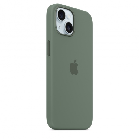 Чехол оригинальный Apple для Iphone 15 Silicone Case - Cypress - фото 6