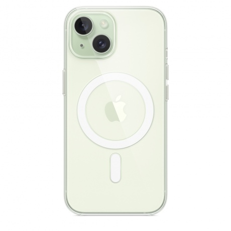 Чехол оригинальный Apple для Iphone 15 Silicone Case - Clear Case - фото 4