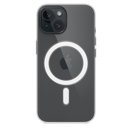 Чехол оригинальный Apple для Iphone 15 Silicone Case - Clear Case - фото 5