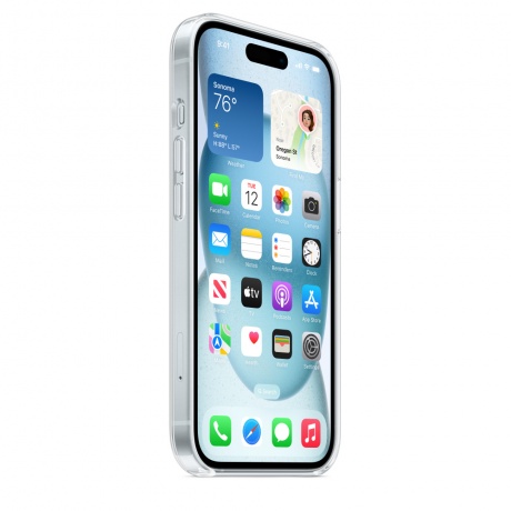 Чехол оригинальный Apple для Iphone 15 Silicone Case - Clear Case - фото 7