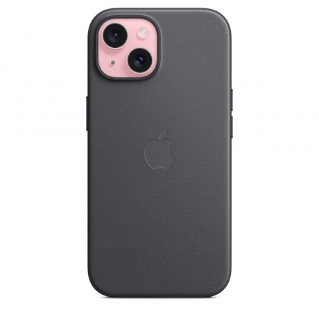 Чехол оригинальный Apple для Iphone 15 Woven Case - Black - фото 2
