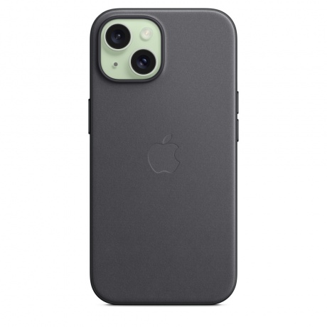 Чехол оригинальный Apple для Iphone 15 Woven Case - Black - фото 4