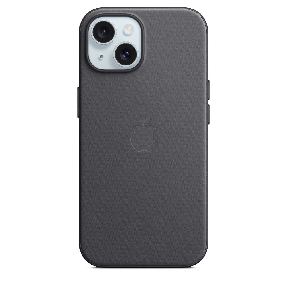 Чехол оригинальный Apple для Iphone 15 Woven Case - Black apple iphone finewoven wallet mt243zma taupe with magsafe