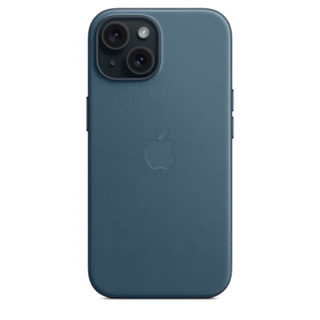 Чехол оригинальный Apple для Iphone 15 Woven Case - Pacific Blue - фото 5