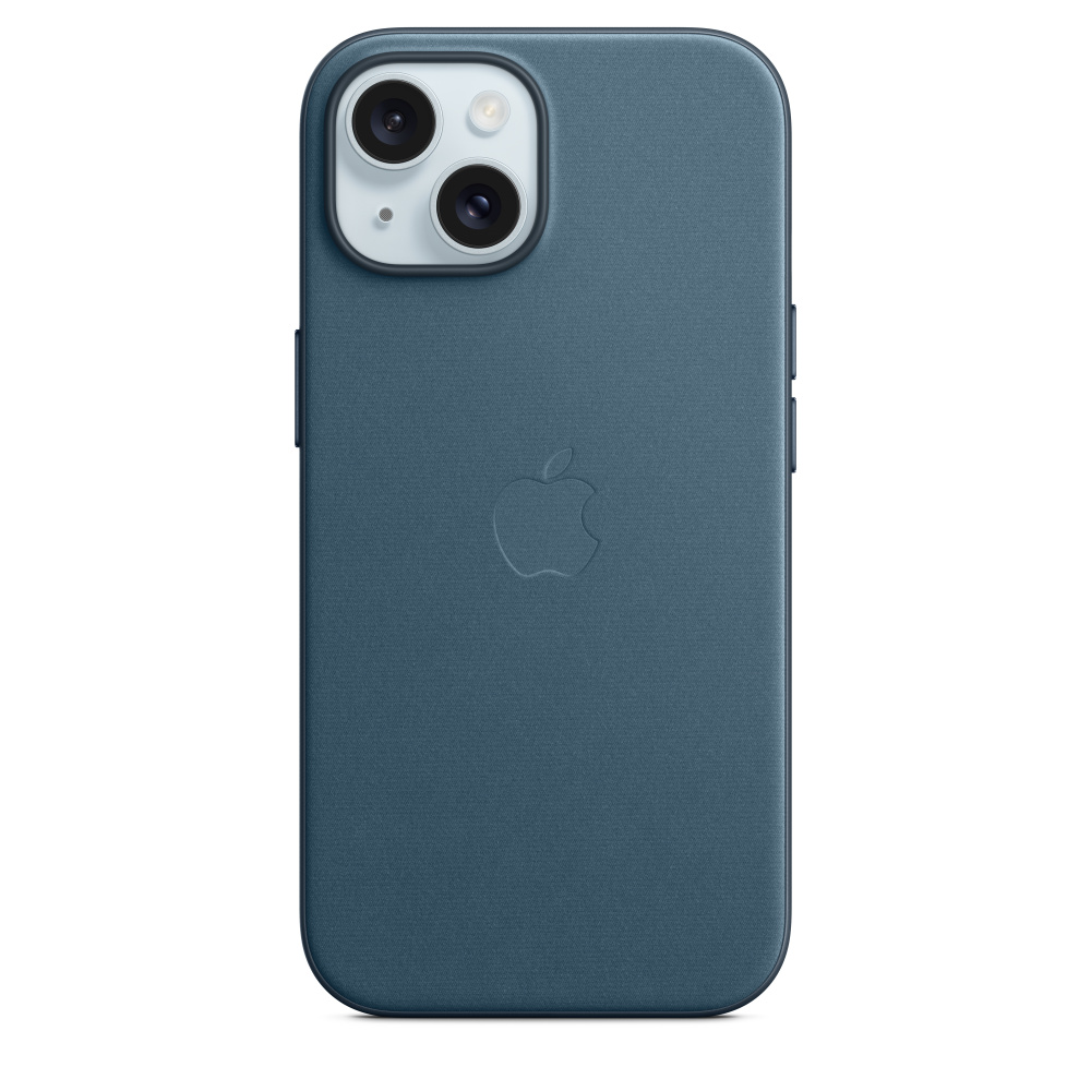 цена Чехол оригинальный Apple для Iphone 15 Woven Case - Pacific Blue