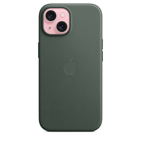 Чехол оригинальный Apple для Iphone 15 Woven Case - Ever green - фото 2