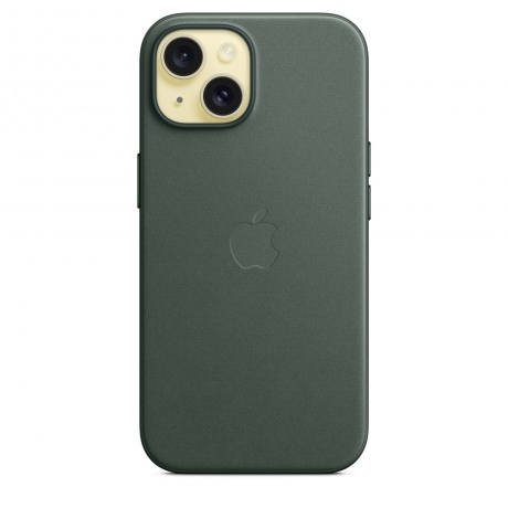 Чехол оригинальный Apple для Iphone 15 Woven Case - Ever green - фото 3