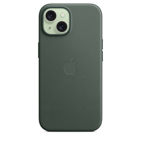 Чехол оригинальный Apple для Iphone 15 Woven Case - Ever green - фото 4