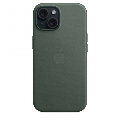 Чехол оригинальный Apple для Iphone 15 Woven Case - Ever green - фото 5