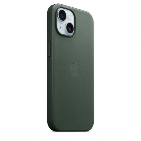 Чехол оригинальный Apple для Iphone 15 Woven Case - Ever green - фото 6