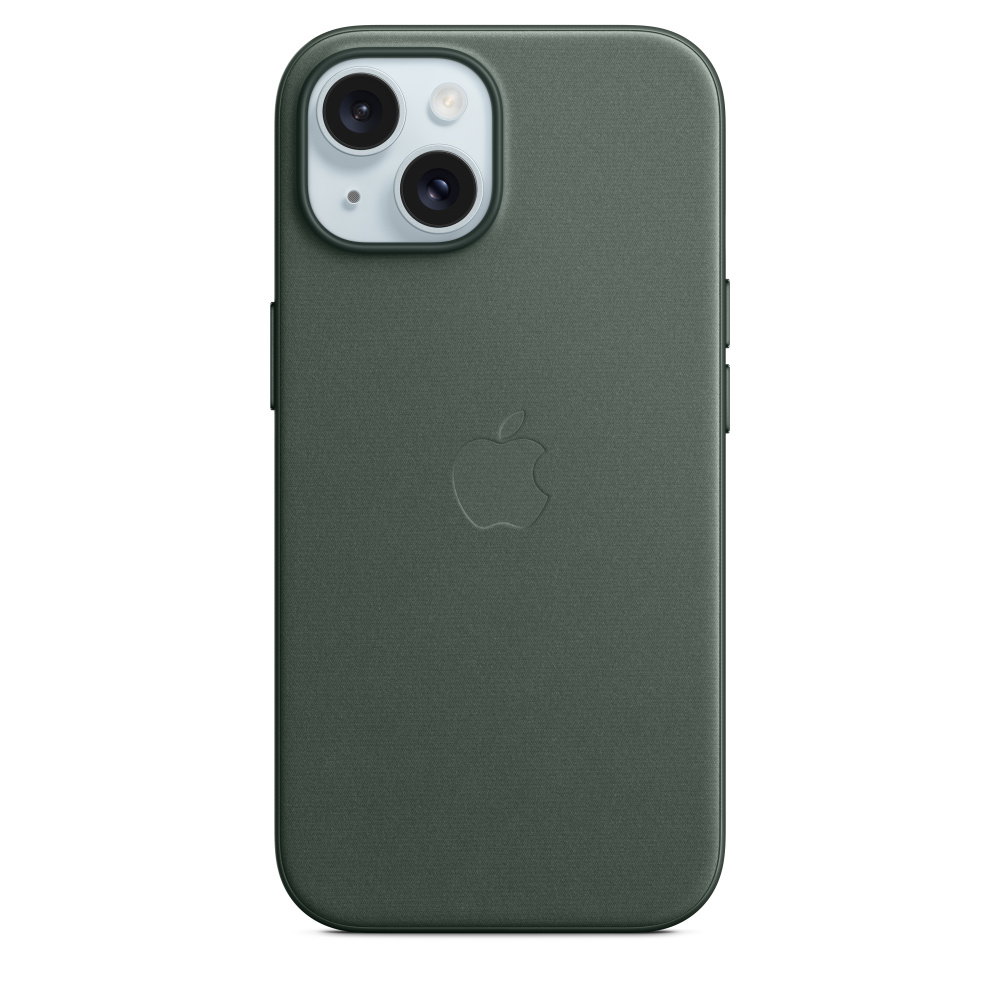 цена Чехол оригинальный Apple для Iphone 15 Woven Case - Ever green
